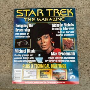 VTG Star Trek The Magazine Nichelle Nichols Cover Nov 1999 Nerdcore